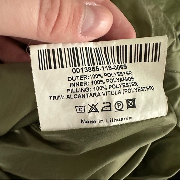 Barbour Muted Stripe Quilted Jacket Size 6 - Picture 13 of 15